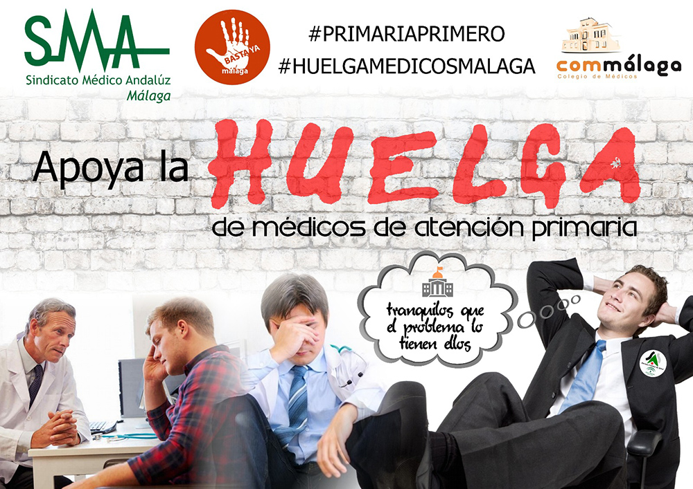 Colegio de Médicos, Sindicato Médico y Basta Ya reafirman su convocatoria de huelga en Atención Primaria