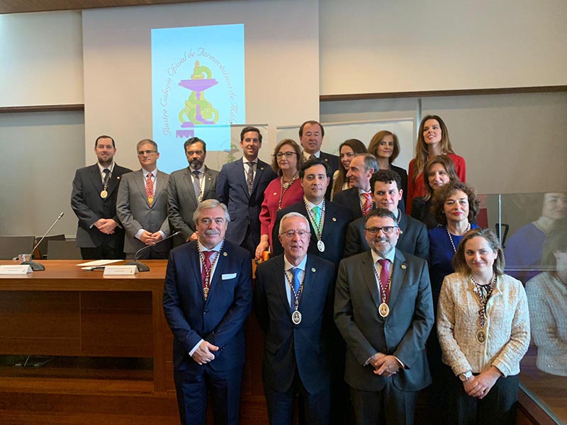 Francisco Florido toma posesión de su cargo como presidente del Colegio de Farmacéuticos de Málaga