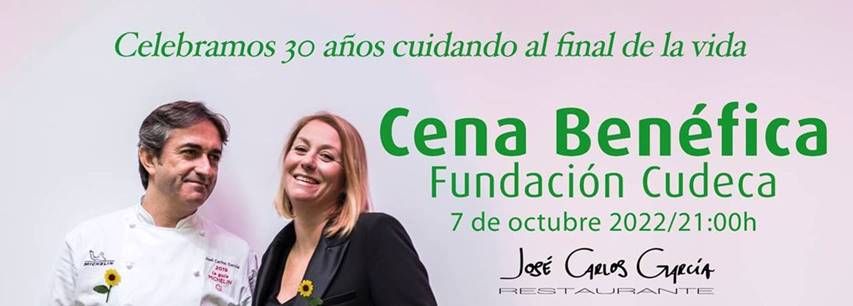 Fundación Cudeca celebrará el 7 de octubre una cena solidaria con motivo de su 30 aniversario