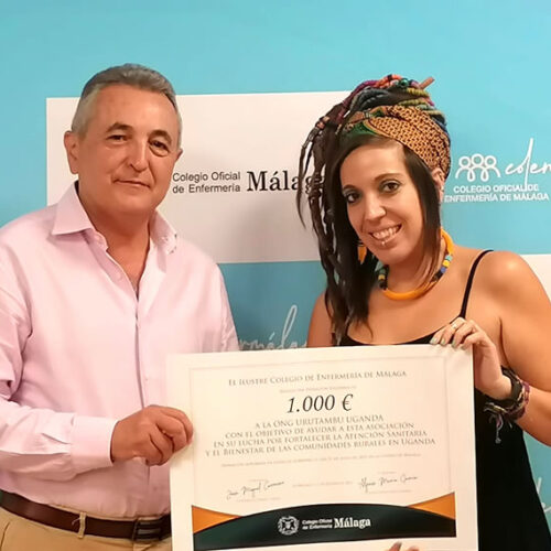 El Colegio de Enfermería de Málaga ayuda a fortalecer la salud en Uganda a través de una donación solidaria a la Asociación Orutambu