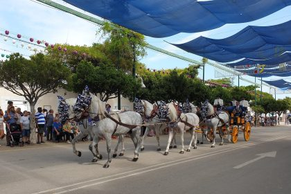 La Feria de Málaga contará por primera vez con un veterinario durante el Paseo de Caballos y Enganches en el Cortijo de Torres