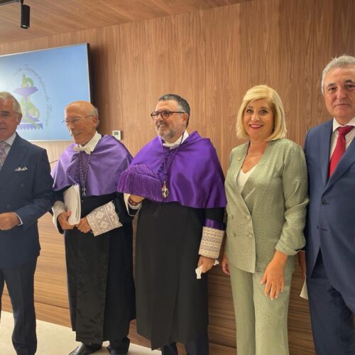 Francisco J.Florido, Presidente del Colegio Farmacéuticos de Málaga, ingresa en la Academia Iberoamericana de Farmacia