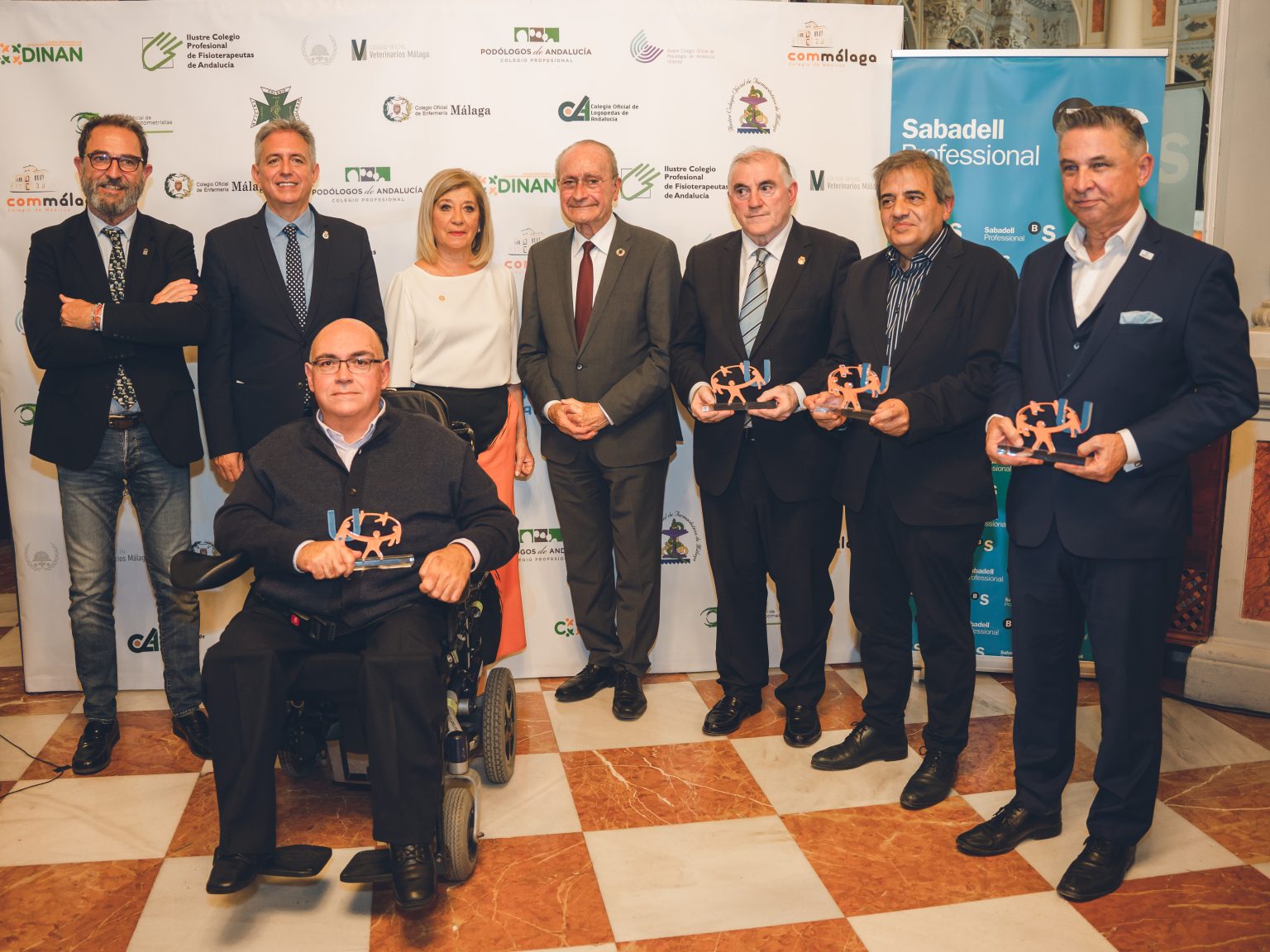 Asociación Española Contra el Cáncer, Alfredo de Pablos, Sabor a Málaga e IBIMA, reciben los premios UPROSAMA 2023