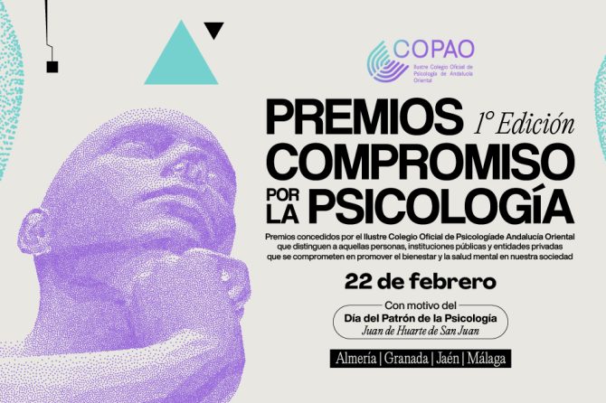 Se celebra la primera Edición de los Premios Compromiso por la Psicología del Colegio de Psicología de Andalucía Oriental