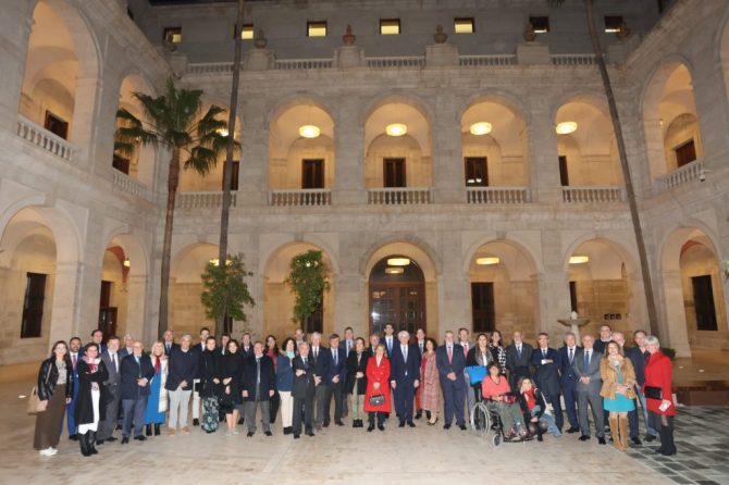 El Colegio de Veterinarios asiste a la entrega de Premios de la Unión Profesional de Málaga 2024