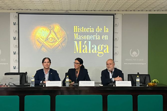 Primera Charla Cultural de UPROSMA en el Colegio de Veterinarios de Málaga