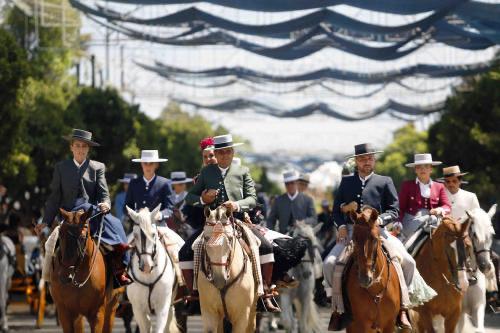 La labor de los veterinarios en la Feria de Málaga es ampliamente difundida por los medios de comunicación