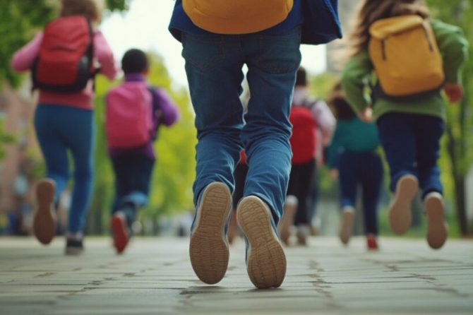 Podólogos de Andalucía alertan de que el 60% de los alumnos van al colegio con un calzado inadecuado