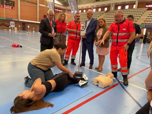 Métodos de reanimación cardiopulmonar fueron aprendidos por más de 1.200 jóvenes de Málaga