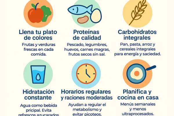 De vuelta a la rutina: consejos sanitarios para una alimentación equilibrada