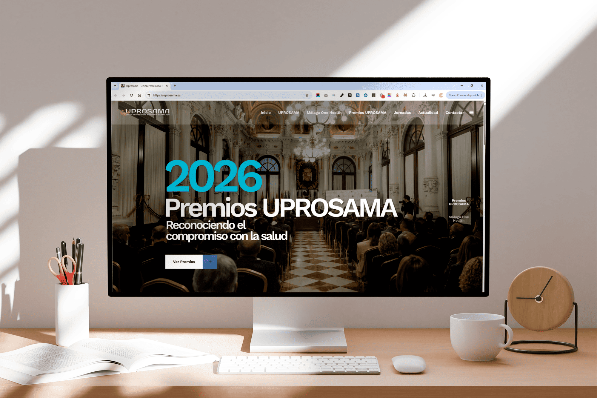Nueva web Uprosama